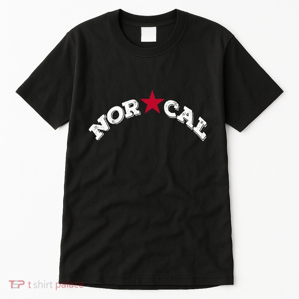 Norcal Northern California White Letter Tall T-Shirt