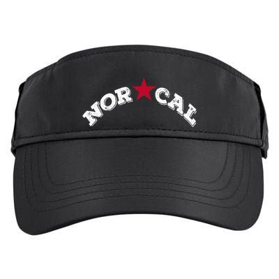 Norcal Northern California White Letter Adult Drive Performance Visor