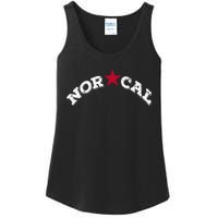 Norcal Northern California White Letter Ladies Essential Tank