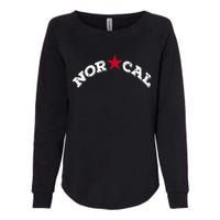 Norcal Northern California White Letter Womens California Wash Sweatshirt