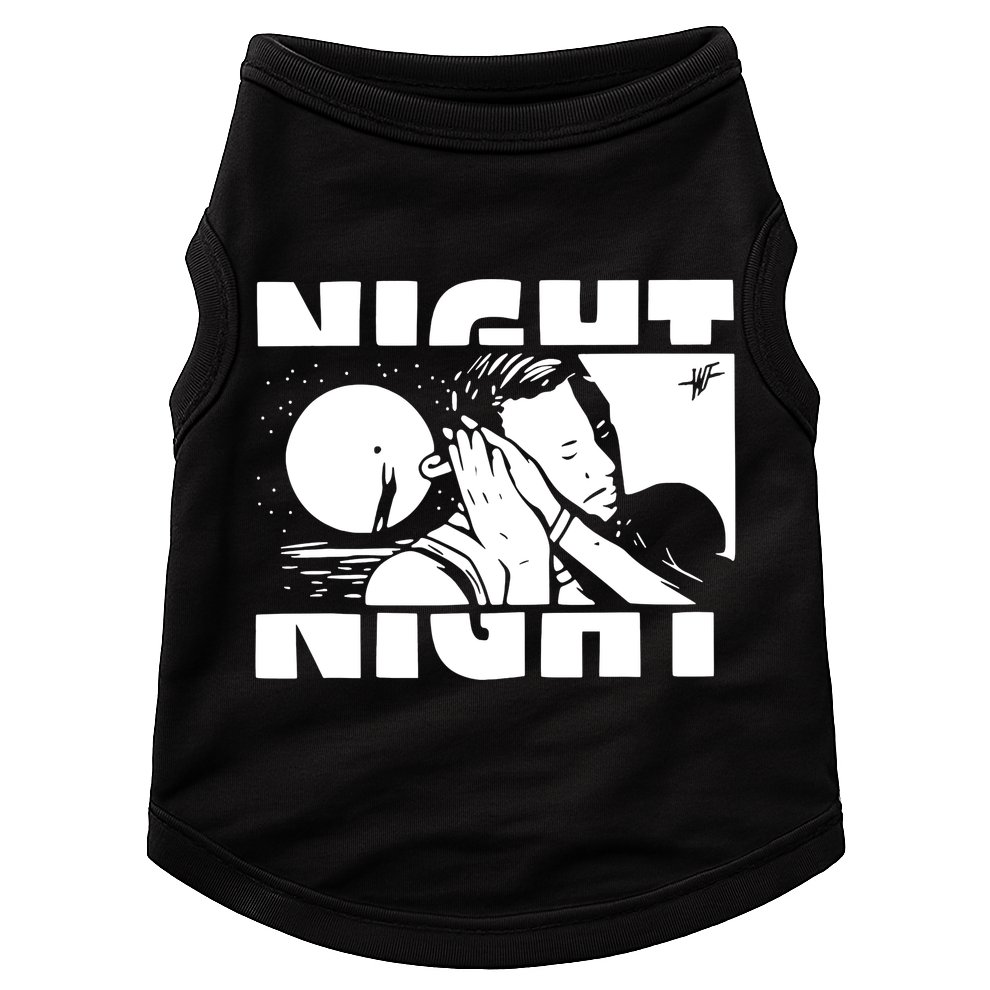 Night Night Curry Sleepy Night Night Good Night Doggie Tank
