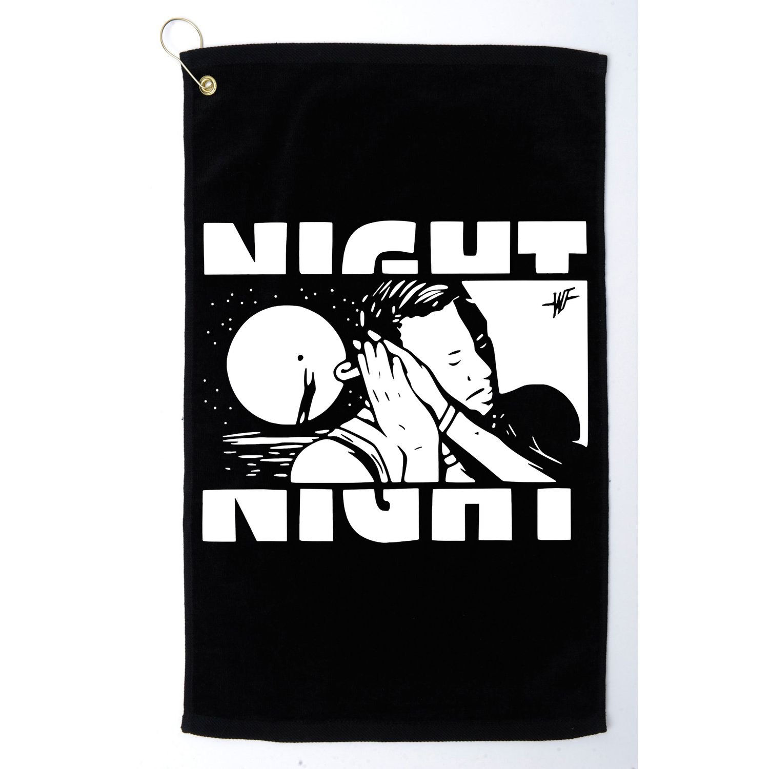 Night Night Curry Sleepy Night Night Good Night Golf Towel
