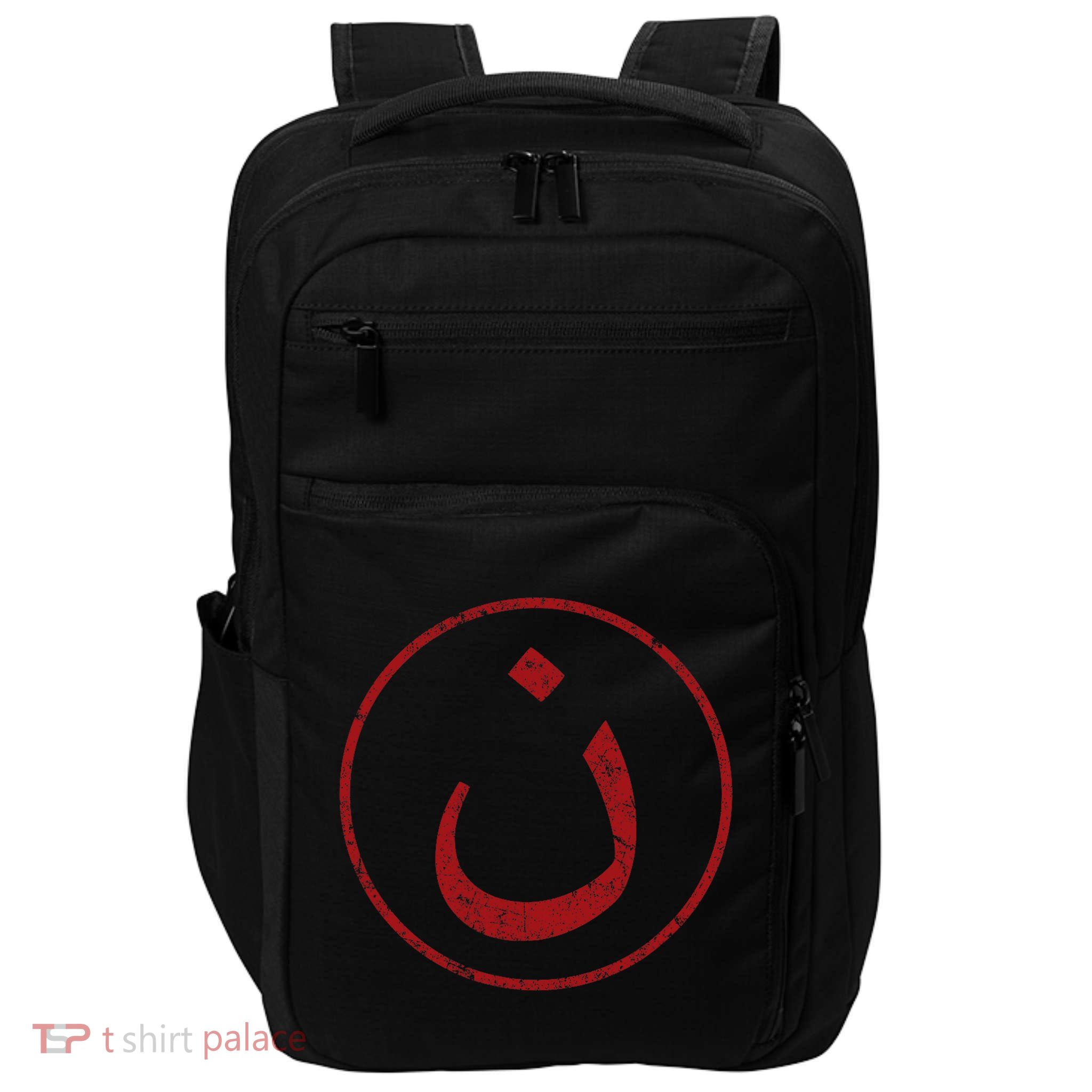 Nazarene N Christian In Arabic Symbol Impact Tech Backpack