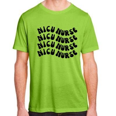 Nicu Nurse Cute Nursing Appreciation Nurse Week Groovy Gift Adult ChromaSoft Performance T-Shirt