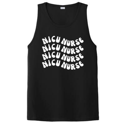 Nicu Nurse Cute Nursing Appreciation Nurse Week Groovy Gift PosiCharge Competitor Tank