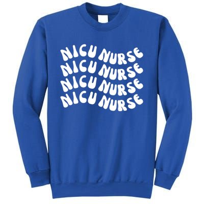 Nicu Nurse Cute Nursing Appreciation Nurse Week Groovy Gift Sweatshirt