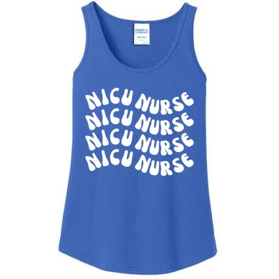 Nicu Nurse Cute Nursing Appreciation Nurse Week Groovy Gift Ladies Essential Tank