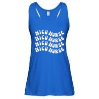 Nicu Nurse Cute Nursing Appreciation Nurse Week Groovy Gift Ladies Essential Flowy Tank