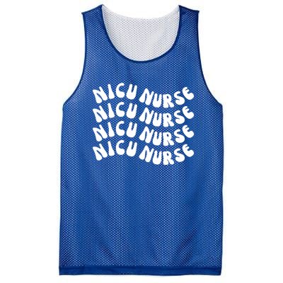 Nicu Nurse Cute Nursing Appreciation Nurse Week Groovy Gift Mesh Reversible Basketball Jersey Tank