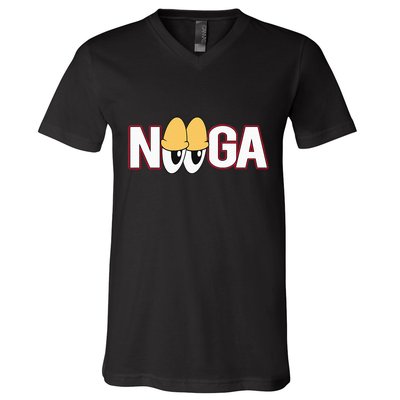 Nooga Nooga Chattanooga State Baseball Sports V-Neck T-Shirt