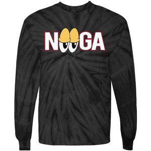 Nooga Nooga Chattanooga State Baseball Sports Tie-Dye Long Sleeve Shirt