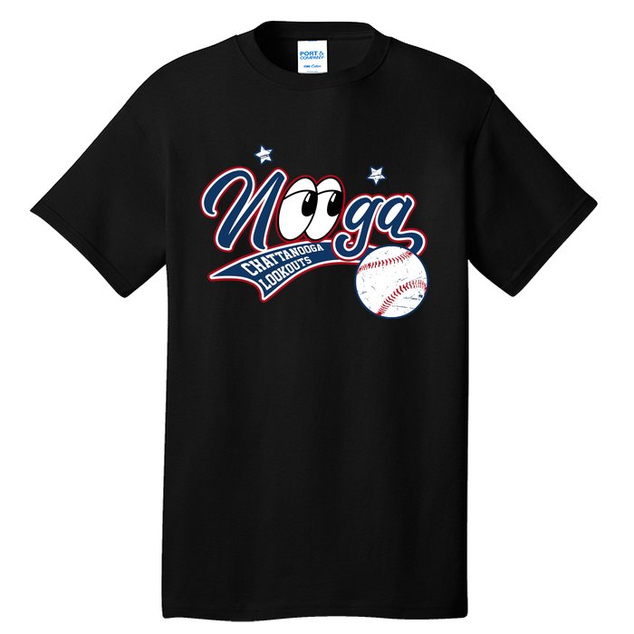 Nooga Nooga Chattanooga Lookouts State Funny Baseball Tall T-Shirt