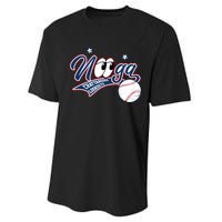 Nooga Nooga Chattanooga Lookouts State Funny Baseball Performance Sprint T-Shirt