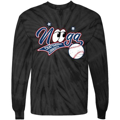 Nooga Nooga Chattanooga Lookouts State Funny Baseball Tie-Dye Long Sleeve Shirt