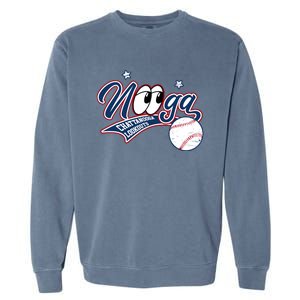 Nooga Nooga Chattanooga Lookouts State Funny Baseball Garment-Dyed Sweatshirt