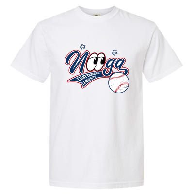 Nooga Nooga Chattanooga Lookouts State Funny Baseball Garment-Dyed Heavyweight T-Shirt