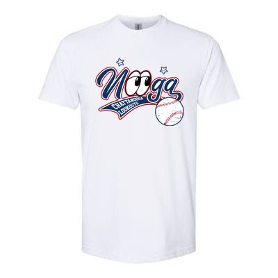 Nooga Nooga Chattanooga Lookouts State Funny Baseball Softstyle CVC T-Shirt