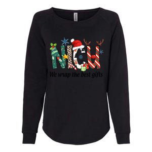 Nicu Nurse Christmas We Wrap The Best Gifts Womens California Wash Sweatshirt