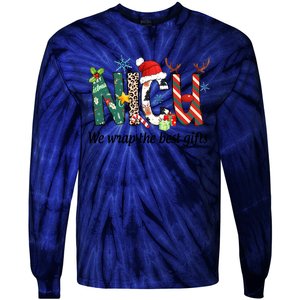 Nicu Nurse Christmas We Wrap The Best Gifts Tie-Dye Long Sleeve Shirt