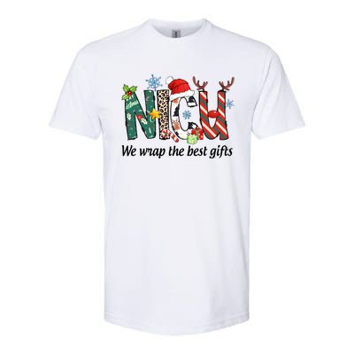 Nicu Nurse Christmas We Wrap The Best Gifts Softstyle® CVC T-Shirt