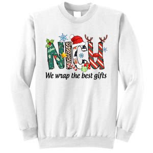 Nicu Nurse Christmas We Wrap The Best Gifts Sweatshirt