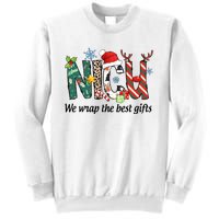 Nicu Nurse Christmas We Wrap The Best Gifts Sweatshirt