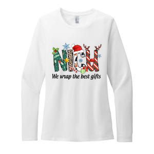 Nicu Nurse Christmas We Wrap The Best Gifts Womens CVC Long Sleeve Shirt