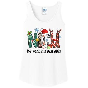 Nicu Nurse Christmas We Wrap The Best Gifts Ladies Essential Tank