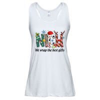 Nicu Nurse Christmas We Wrap The Best Gifts Ladies Essential Flowy Tank