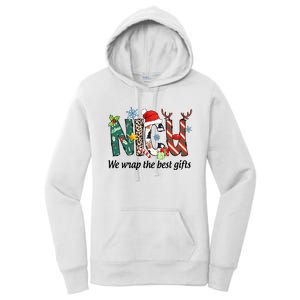 Nicu Nurse Christmas We Wrap The Best Gifts Women's Pullover Hoodie