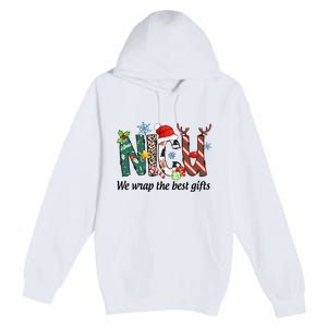 Nicu Nurse Christmas We Wrap The Best Gifts Premium Pullover Hoodie