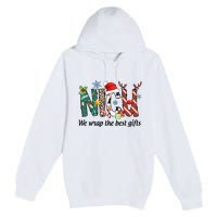 Nicu Nurse Christmas We Wrap The Best Gifts Premium Pullover Hoodie