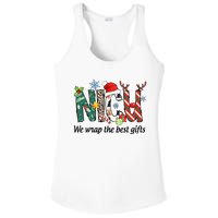 Nicu Nurse Christmas We Wrap The Best Gifts Ladies PosiCharge Competitor Racerback Tank