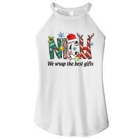 Nicu Nurse Christmas We Wrap The Best Gifts Women's Perfect Tri Rocker Tank