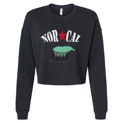 Norcal Northern California Cropped Pullover Crew