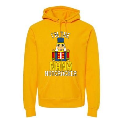 Nana Nutcracker Costume Matching Family Pjs Premium Hoodie