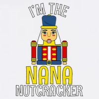 Nana Nutcracker Costume Matching Family Pjs Flat Bill Trucker Hat