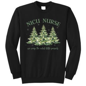 Nicu Nurse Christmas We Wrap The Cutest Little Presents Xmas Gift Sweatshirt