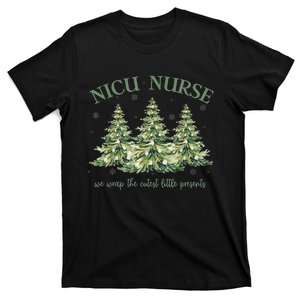 Nicu Nurse Christmas We Wrap The Cutest Little Presents Xmas Gift T-Shirt