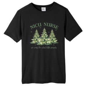 Nicu Nurse Christmas We Wrap The Cutest Little Presents Xmas Gift Tall Fusion ChromaSoft Performance T-Shirt