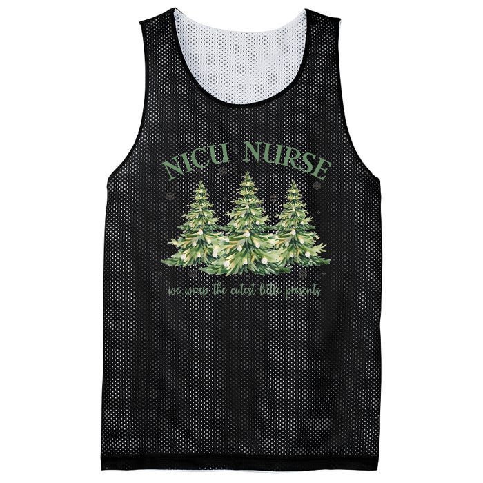 Nicu Nurse Christmas We Wrap The Cutest Little Presents Xmas Gift Mesh Reversible Basketball Jersey Tank