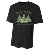 Nicu Nurse Christmas We Wrap The Cutest Little Presents Xmas Gift Performance Sprint T-Shirt