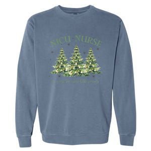 Nicu Nurse Christmas We Wrap The Cutest Little Presents Xmas Gift Garment-Dyed Sweatshirt