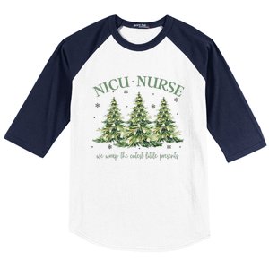 Nicu Nurse Christmas We Wrap The Cutest Little Presents Xmas Gift Baseball Sleeve Shirt