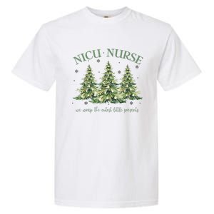 Nicu Nurse Christmas We Wrap The Cutest Little Presents Xmas Gift Garment-Dyed Heavyweight T-Shirt