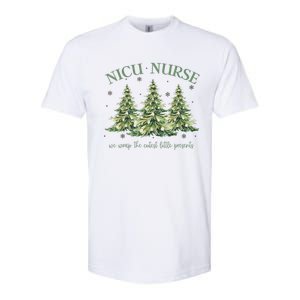 Nicu Nurse Christmas We Wrap The Cutest Little Presents Xmas Gift Softstyle CVC T-Shirt