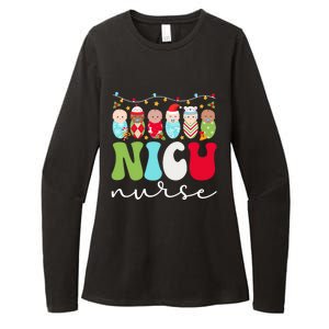 Nicu Nurse Christmas Nicu Nursing Xmas Party Gift Womens CVC Long Sleeve Shirt