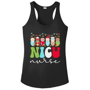 Nicu Nurse Christmas Nicu Nursing Xmas Party Gift Ladies PosiCharge Competitor Racerback Tank