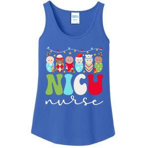 Nicu Nurse Christmas Nicu Nursing Xmas Party Gift Ladies Essential Tank