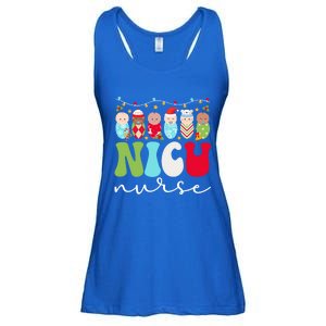 Nicu Nurse Christmas Nicu Nursing Xmas Party Gift Ladies Essential Flowy Tank